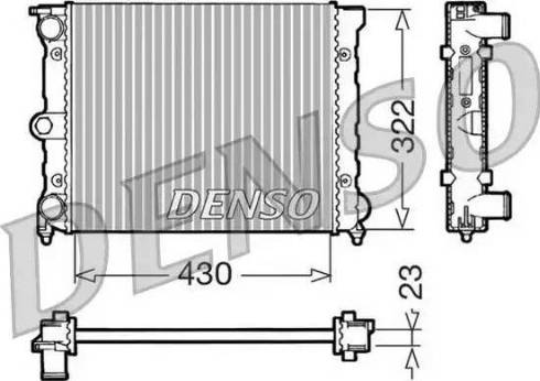 NPS DRM32022 - Radiators, Motora dzesēšanas sistēma autodraugiem.lv