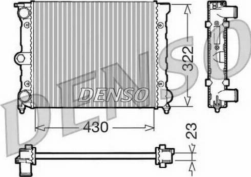 NPS DRM32022 - Radiators, Motora dzesēšanas sistēma autodraugiem.lv