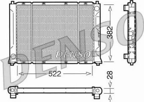 NPS DRM24012 - Radiators, Motora dzesēšanas sistēma autodraugiem.lv