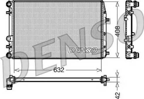 NPS DRM26011 - Radiators, Motora dzesēšanas sistēma autodraugiem.lv