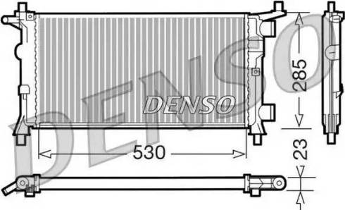 NPS DRM20041 - Radiators, Motora dzesēšanas sistēma autodraugiem.lv