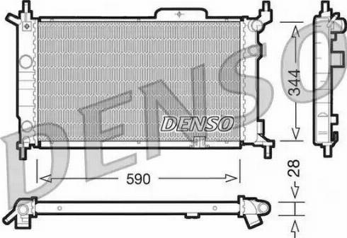 NPS DRM20015 - Radiators, Motora dzesēšanas sistēma autodraugiem.lv