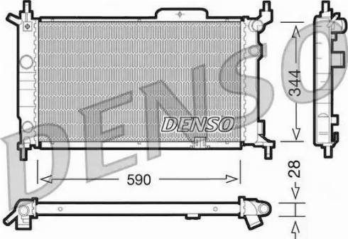 NPS DRM20015 - Radiators, Motora dzesēšanas sistēma autodraugiem.lv