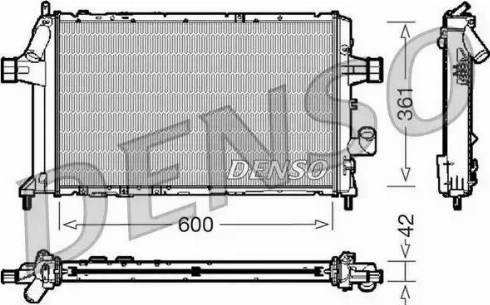 NPS DRM20085 - Radiators, Motora dzesēšanas sistēma autodraugiem.lv