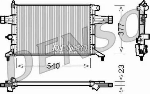 NPS DRM20082 - Radiators, Motora dzesēšanas sistēma autodraugiem.lv