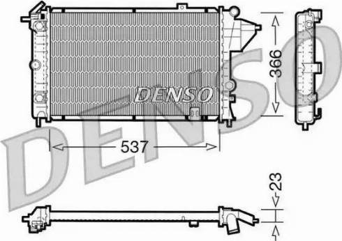 NPS DRM20024 - Radiators, Motora dzesēšanas sistēma autodraugiem.lv