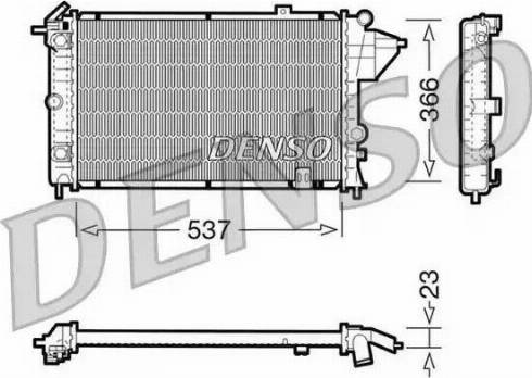 NPS DRM20024 - Radiators, Motora dzesēšanas sistēma autodraugiem.lv