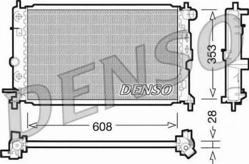 NPS DRM20026 - Radiators, Motora dzesēšanas sistēma autodraugiem.lv