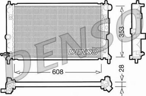 NPS DRM20027 - Radiators, Motora dzesēšanas sistēma autodraugiem.lv