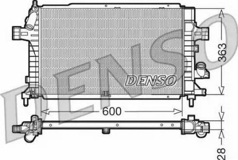 NPS DRM20102 - Radiators, Motora dzesēšanas sistēma autodraugiem.lv