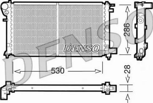 NPS DRM21004 - Radiators, Motora dzesēšanas sistēma autodraugiem.lv
