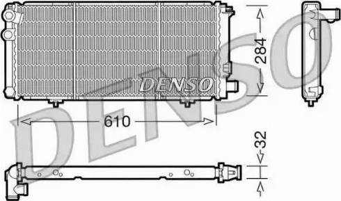 NPS DRM21010 - Radiators, Motora dzesēšanas sistēma autodraugiem.lv