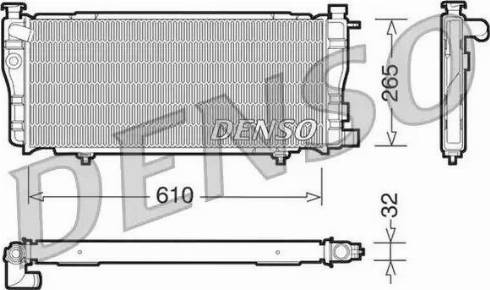 NPS DRM21012 - Radiators, Motora dzesēšanas sistēma autodraugiem.lv