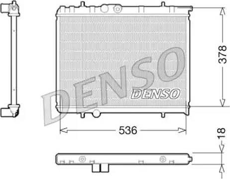 NPS DRM21034 - Radiators, Motora dzesēšanas sistēma autodraugiem.lv