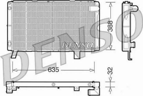 NPS DRM21072 - Radiators, Motora dzesēšanas sistēma autodraugiem.lv