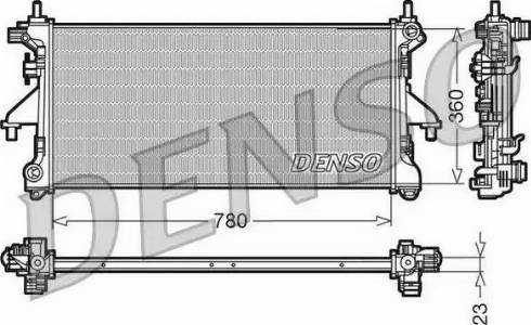 NPS DRM21100 - Radiators, Motora dzesēšanas sistēma autodraugiem.lv