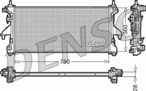 NPS DRM21101 - Radiators, Motora dzesēšanas sistēma autodraugiem.lv