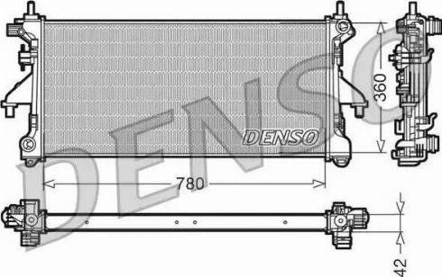 NPS DRM21102 - Radiators, Motora dzesēšanas sistēma autodraugiem.lv