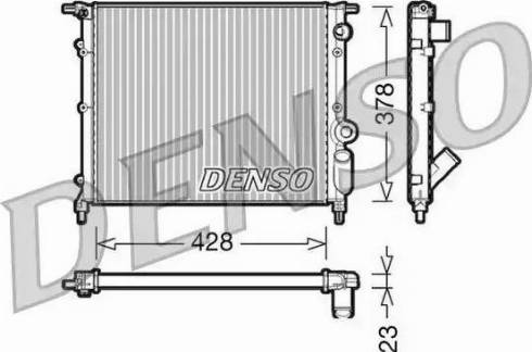 NPS DRM23004 - Radiators, Motora dzesēšanas sistēma autodraugiem.lv