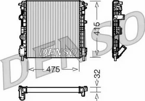 NPS DRM23015 - Radiators, Motora dzesēšanas sistēma autodraugiem.lv