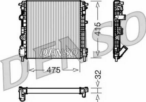 NPS DRM23015 - Radiators, Motora dzesēšanas sistēma autodraugiem.lv