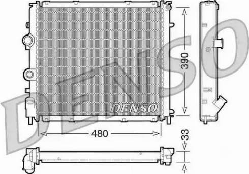 NPS DRM23011 - Radiators, Motora dzesēšanas sistēma autodraugiem.lv