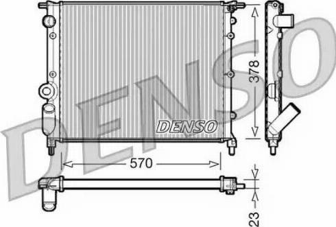 NPS DRM23013 - Radiators, Motora dzesēšanas sistēma autodraugiem.lv