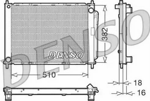 NPS DRM23100 - Radiators, Motora dzesēšanas sistēma autodraugiem.lv