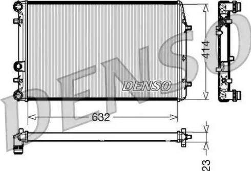 NPS DRM27005 - Radiators, Motora dzesēšanas sistēma autodraugiem.lv