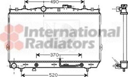 NPS H156I50 - Radiators, Motora dzesēšanas sistēma autodraugiem.lv