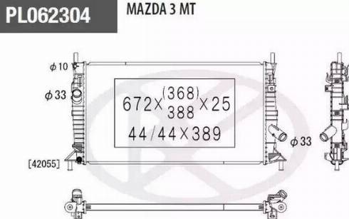 NPS M156A71 - Radiators, Motora dzesēšanas sistēma autodraugiem.lv