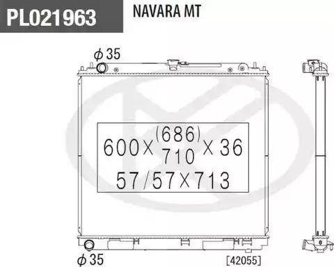 NPS N156N98 - Radiators, Motora dzesēšanas sistēma autodraugiem.lv