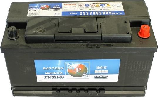 NPS U540L59B - Startera akumulatoru baterija autodraugiem.lv