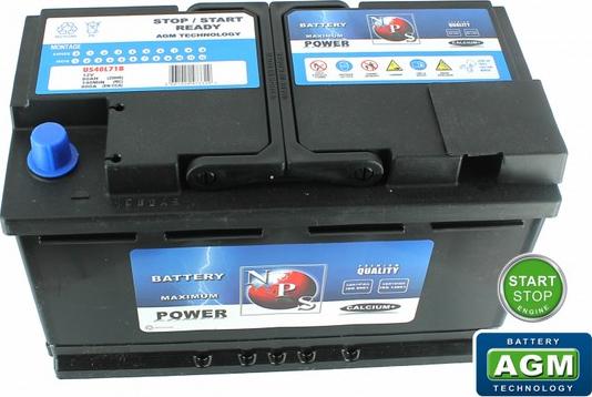 NPS U540L71B - Startera akumulatoru baterija autodraugiem.lv