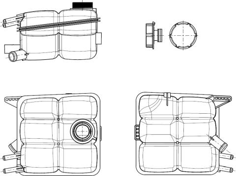NRF 454015 - Kompensācijas tvertne, Dzesēšanas šķidrums autodraugiem.lv