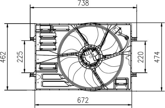 NRF 47950 - Ventilators, Motora dzesēšanas sistēma autodraugiem.lv