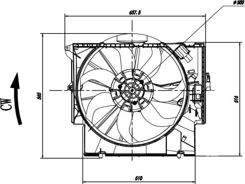 NRF 47923 - Ventilators, Motora dzesēšanas sistēma autodraugiem.lv