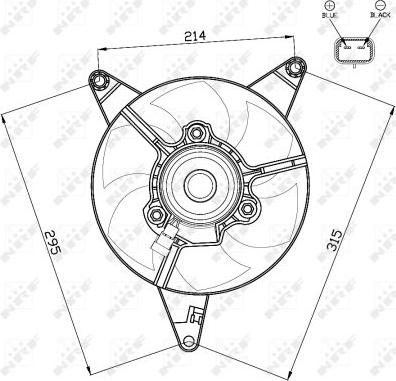 NRF 47498 - Ventilators, Motora dzesēšanas sistēma autodraugiem.lv