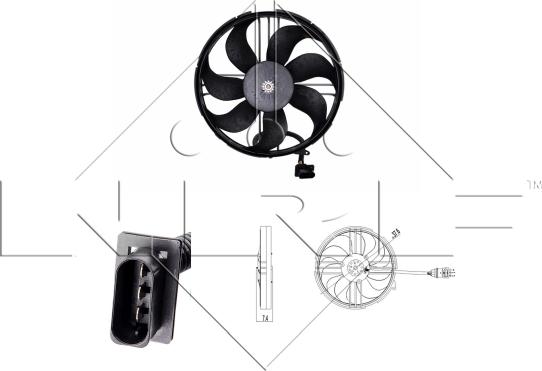 NRF 47409 - Ventilators, Motora dzesēšanas sistēma autodraugiem.lv