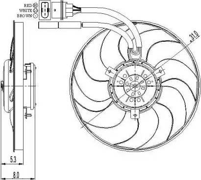 NRF 47408 - Ventilators, Motora dzesēšanas sistēma autodraugiem.lv