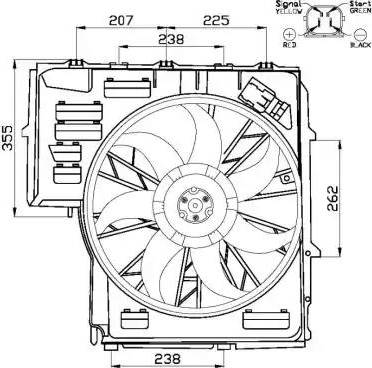 NRF 47478 - Ventilators, Motora dzesēšanas sistēma autodraugiem.lv