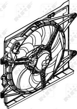 NRF 47597 - Ventilators, Motora dzesēšanas sistēma autodraugiem.lv