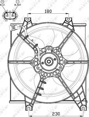 NRF  47546 - Ventilators, Motora dzesēšanas sistēma autodraugiem.lv