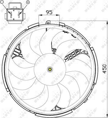 NRF 47507 - Ventilators, Motora dzesēšanas sistēma autodraugiem.lv