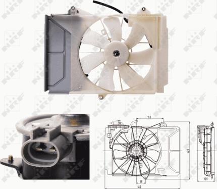 NRF 47697 - Ventilators, Motora dzesēšanas sistēma autodraugiem.lv