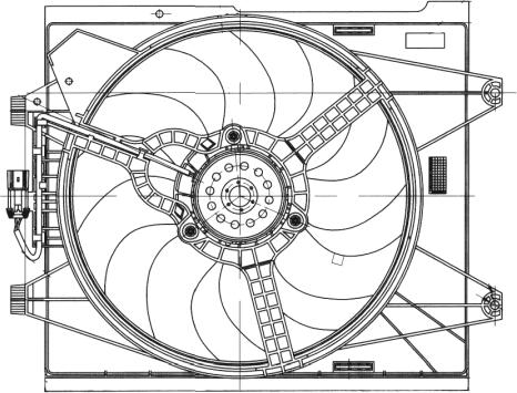 NRF 47655 - Ventilators, Motora dzesēšanas sistēma autodraugiem.lv