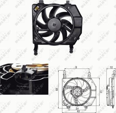 NRF 47681 - Ventilators, Motora dzesēšanas sistēma autodraugiem.lv