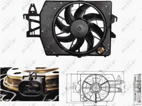 NRF 47682 - Ventilators, Motora dzesēšanas sistēma autodraugiem.lv