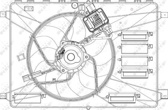 NRF 47627 - Ventilators, Motora dzesēšanas sistēma autodraugiem.lv