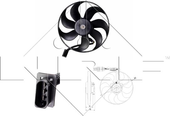 NRF 47064 - Ventilators, Motora dzesēšanas sistēma autodraugiem.lv